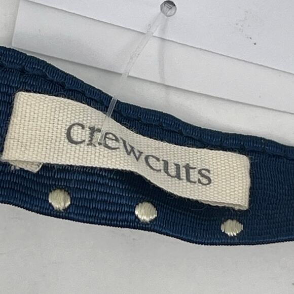 J.CREW CREWCUTS Bowtie Boys Toddler Navy Polka Dot One Size NWT Event Formal - Picture 2 of 9